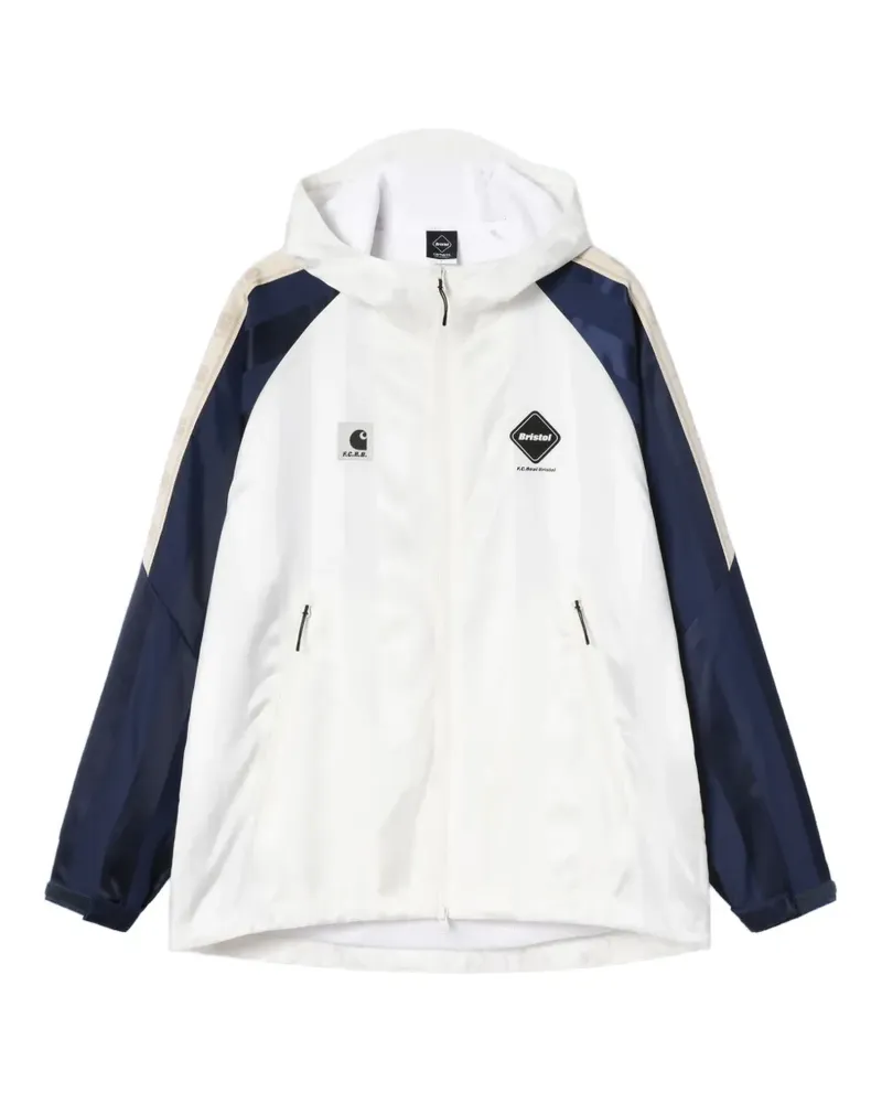 Carhartt WIP x F.C.Real Bristol Kapuzenjacke mit Reißverschluss - Weiß Weiß
