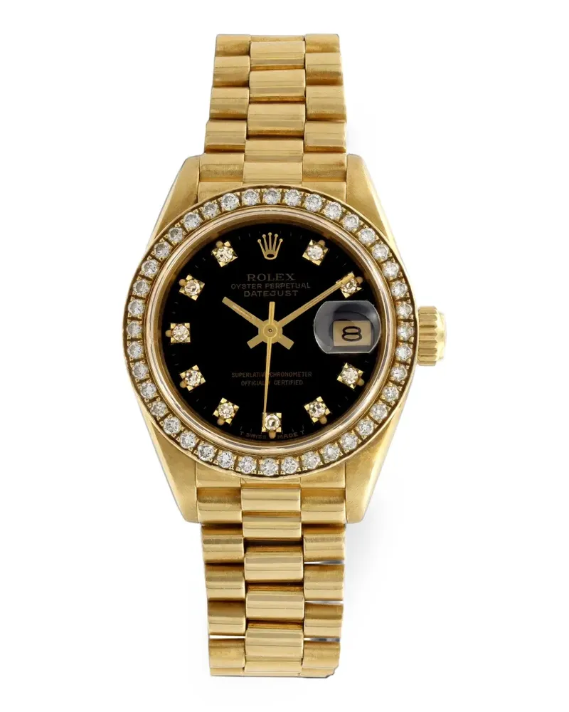 Rolex 1989 Datejust diamond 26mm watch - Schwarz Schwarz