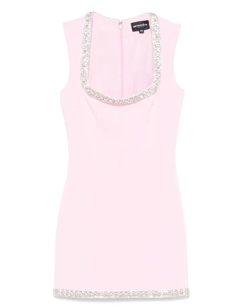Retrofête Bexley Minikleid - Rosa Rosa