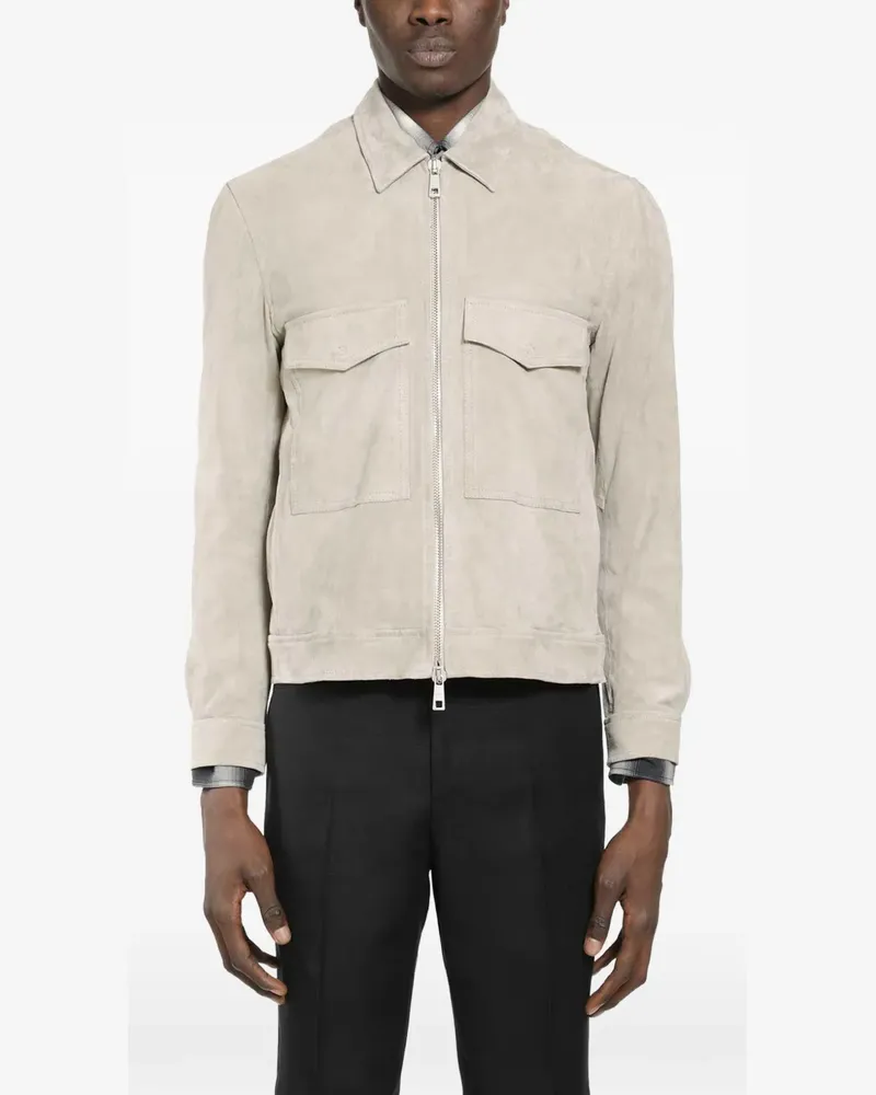 Giorgio Brato shirt-collar jacket - Nude Nude