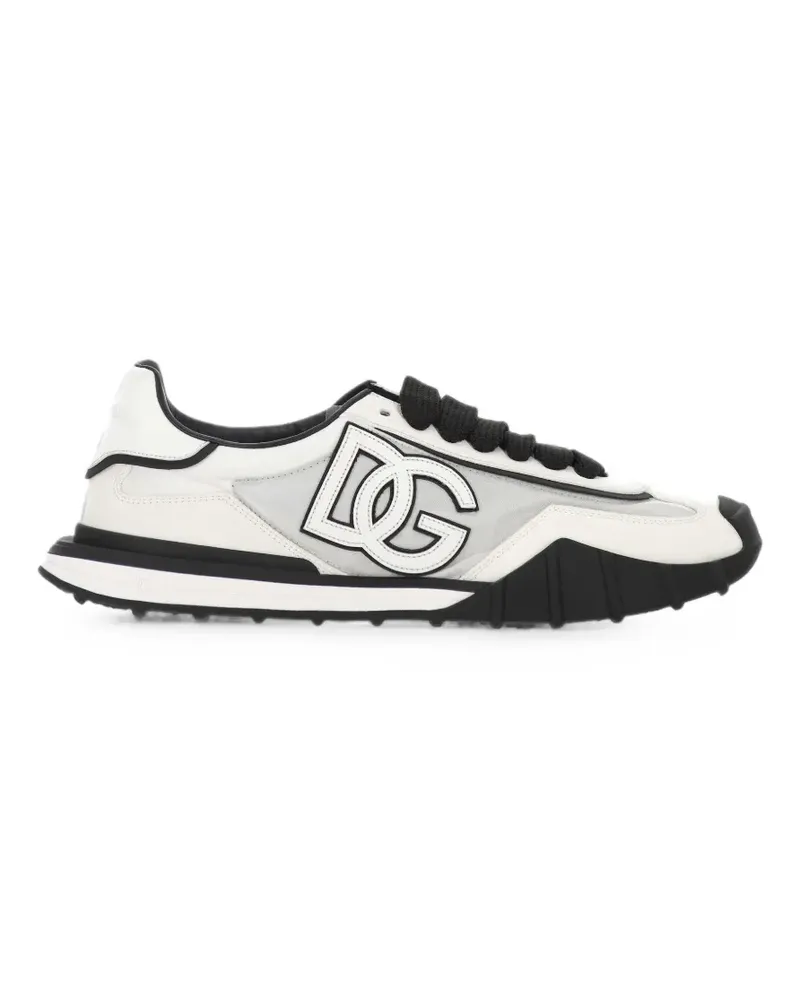 Dolce & Gabbana DG athletic logo-patch sneakers - Weiß Weiß