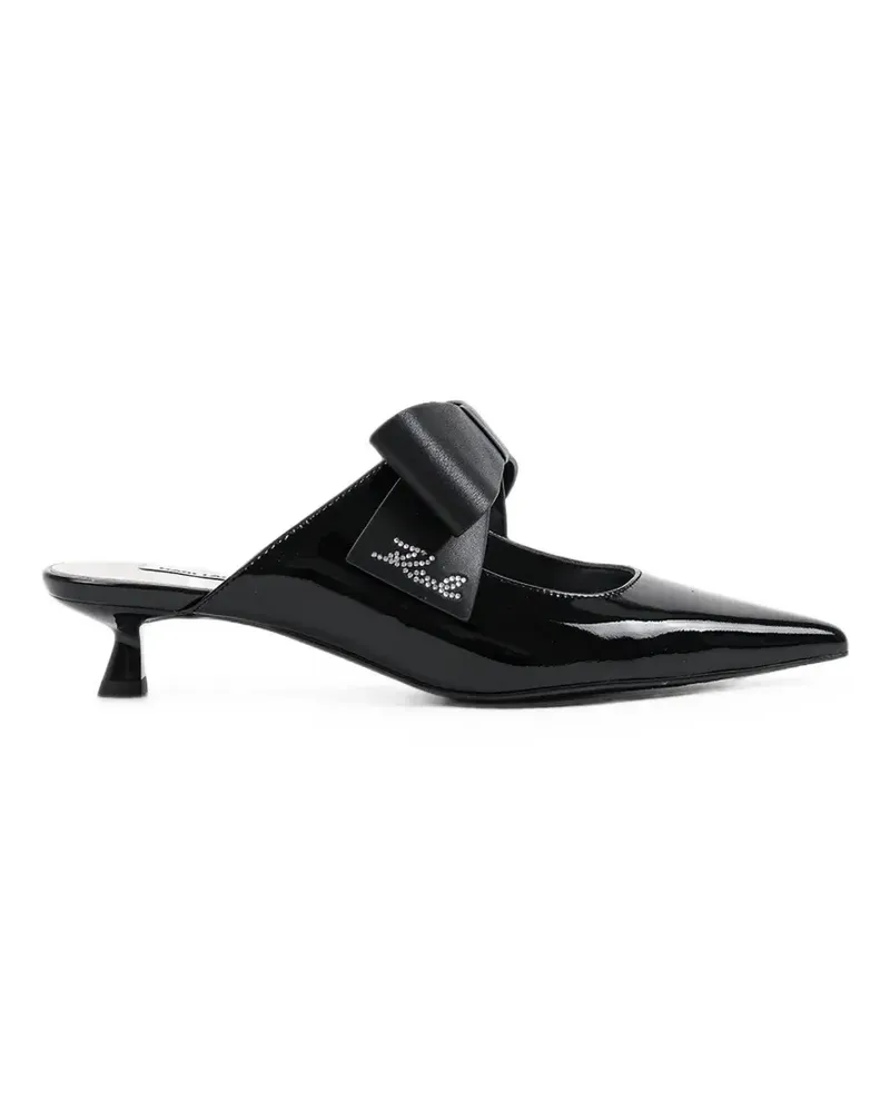 Karl Lagerfeld Pasha Pumps mit Lack-Finish - Schwarz Schwarz
