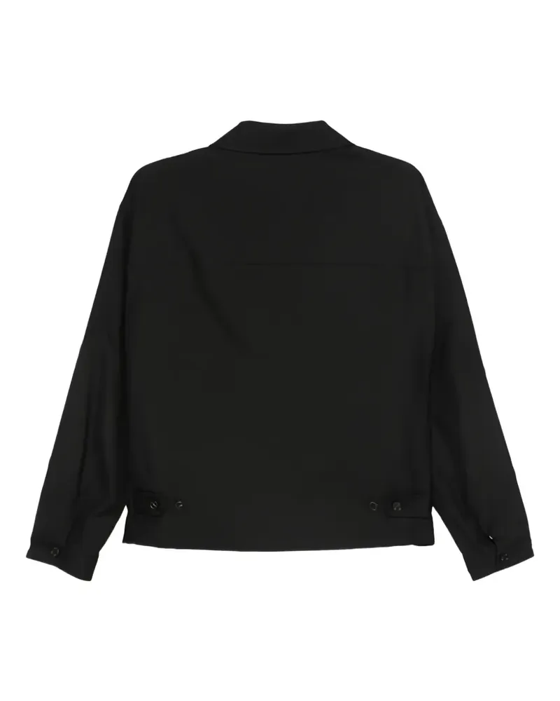 Comme des Garçons zip-up flap-pocket jacket - Schwarz Schwarz
