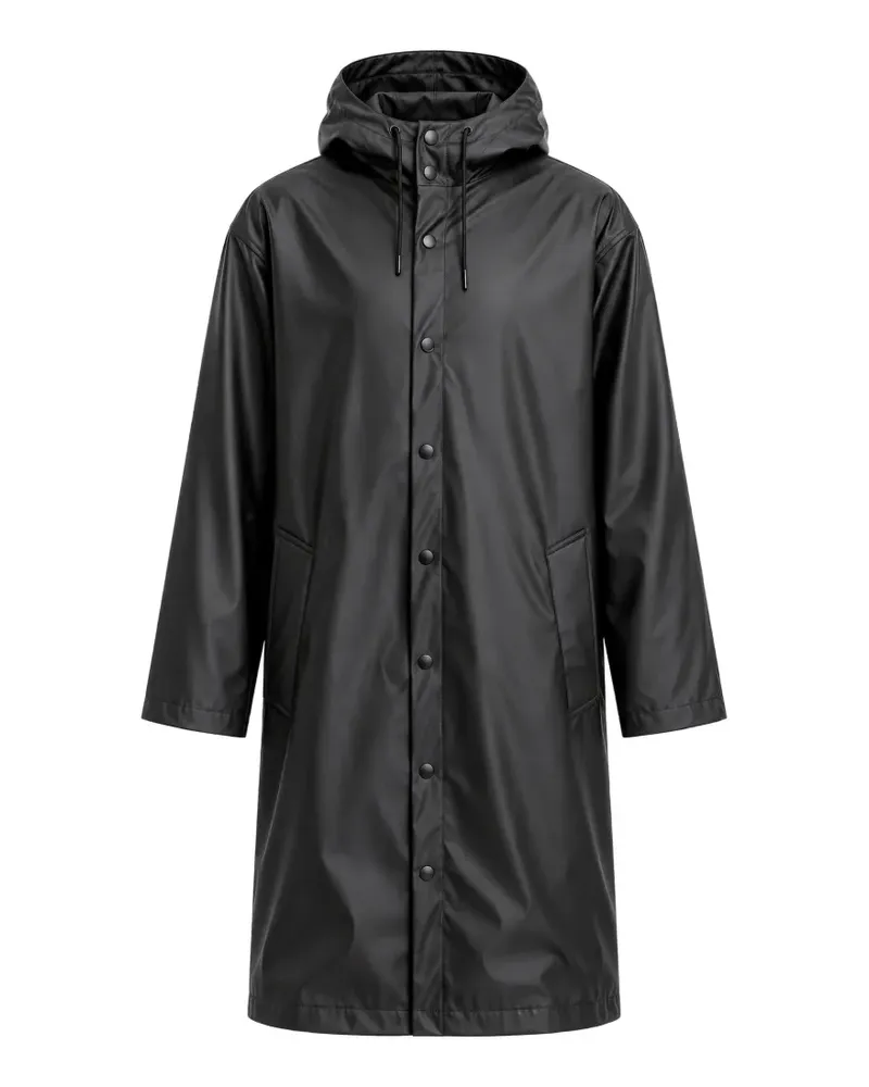 A.P.C. Kim logo-print parka - Schwarz Schwarz