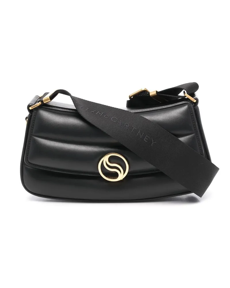 Stella McCartney S-Wave Schultertasche - Schwarz Schwarz