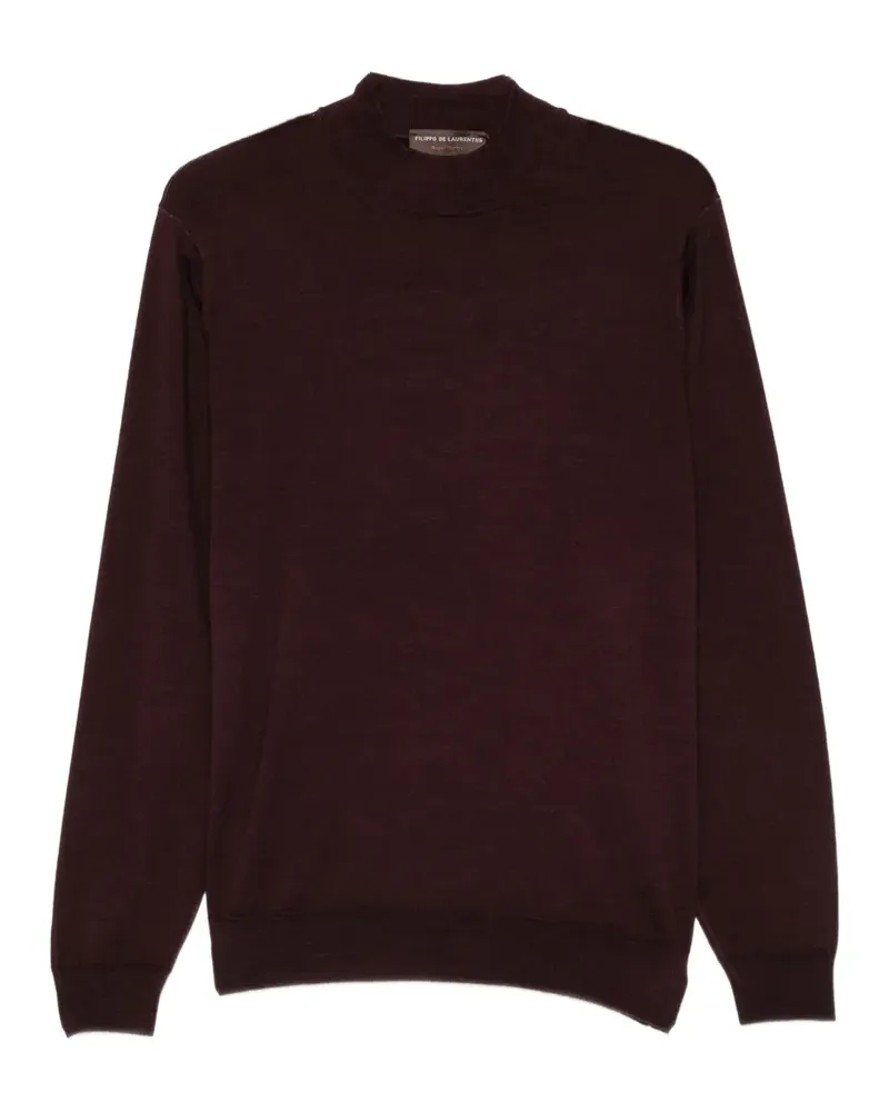 Filippo de Laurentiis Pullover mit Stehkragen - Rot Rot