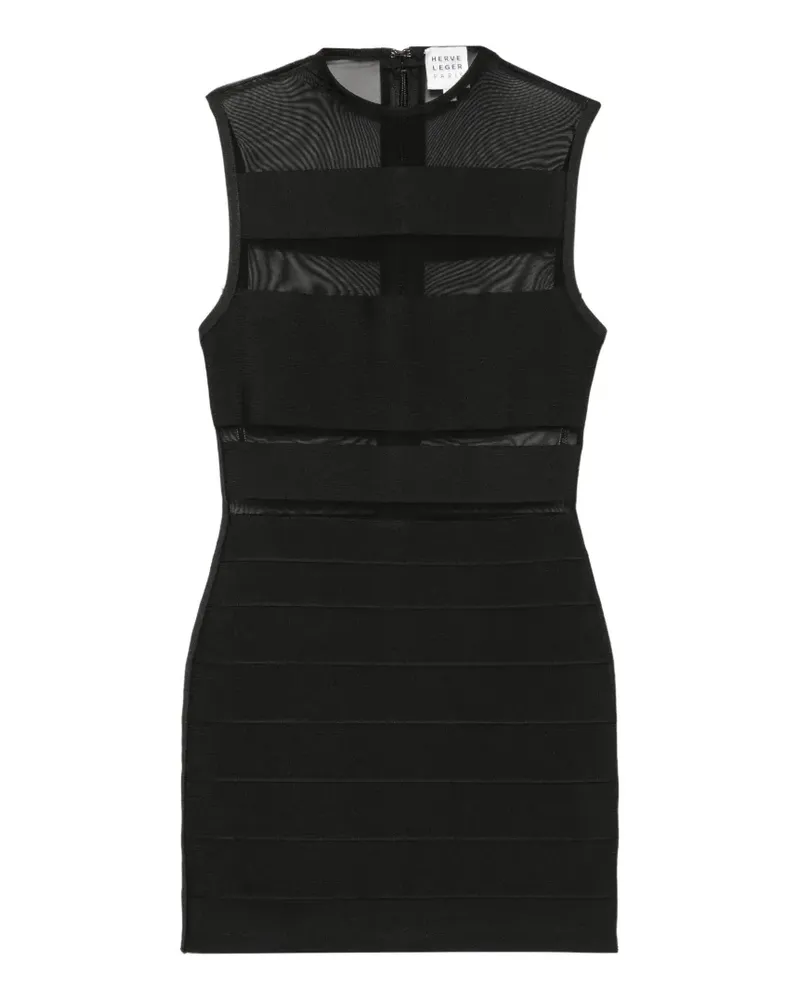 Hervé Léger Allie panelled bandage dress - Schwarz Schwarz