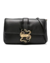 Just Cavalli Tote Bag mit Iconic Snakes-Schild Schwarz