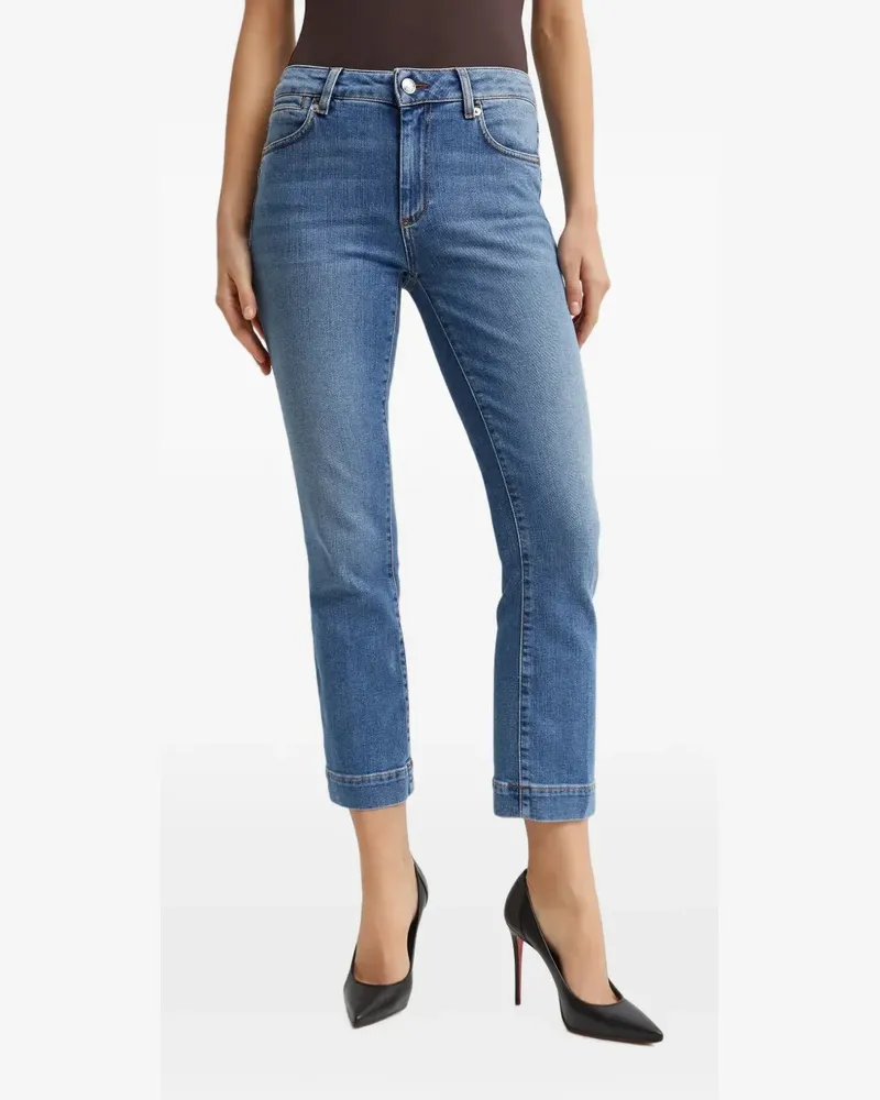 SPORTMAX Tief sitzende Cropped-Jeans - Blau Blau