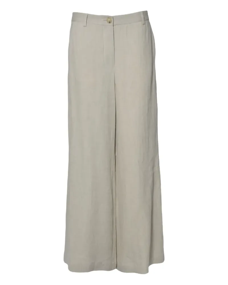 SOLOTRE Hose mit weitem Bein - Nude Nude