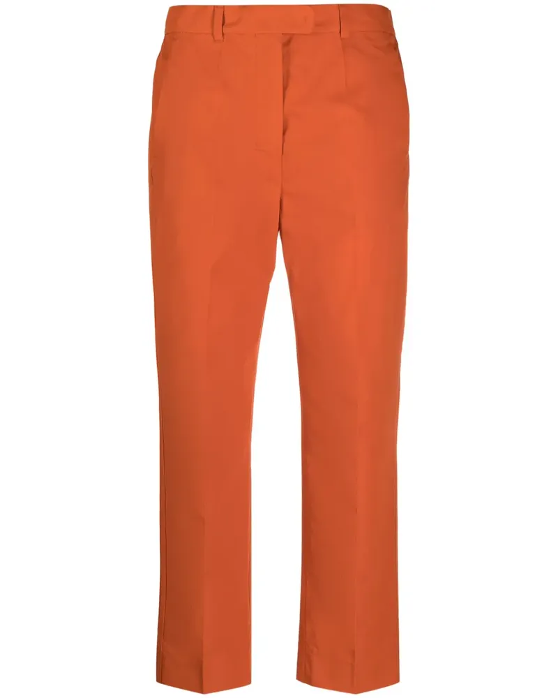 Max Mara Klassische Cropped-Hose - Orange Orange