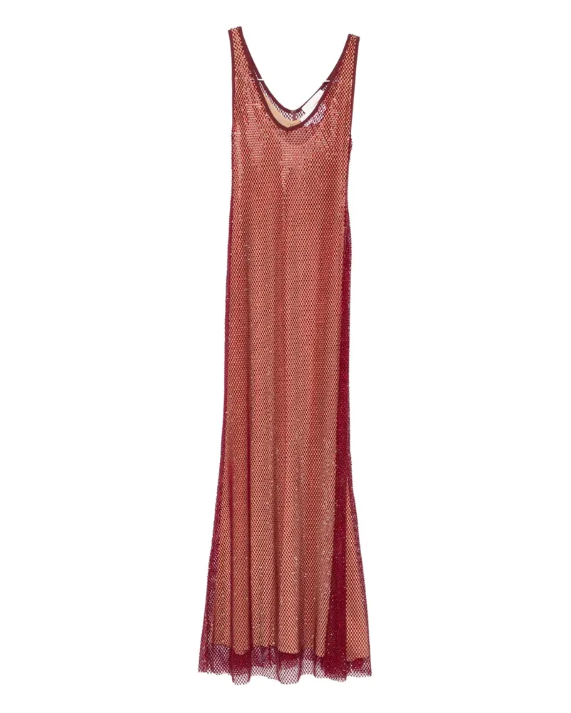 Genny scoop-neck maxi dress - Rot Rot