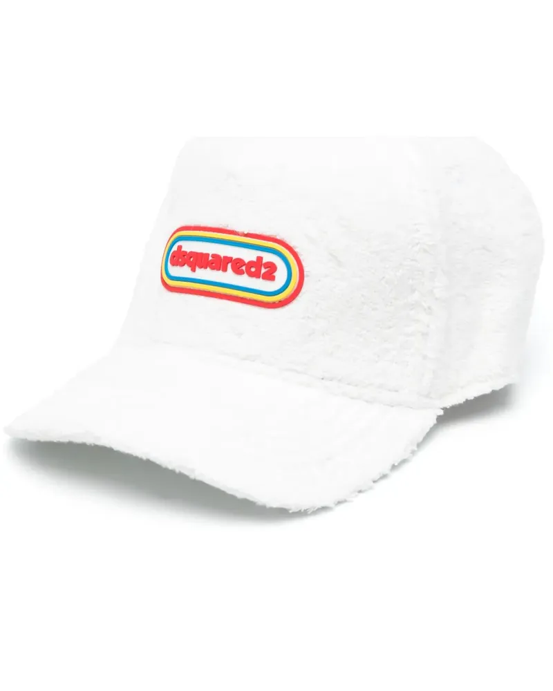 Dsquared2 Baseballkappe aus Frottee - Weiß Weiß