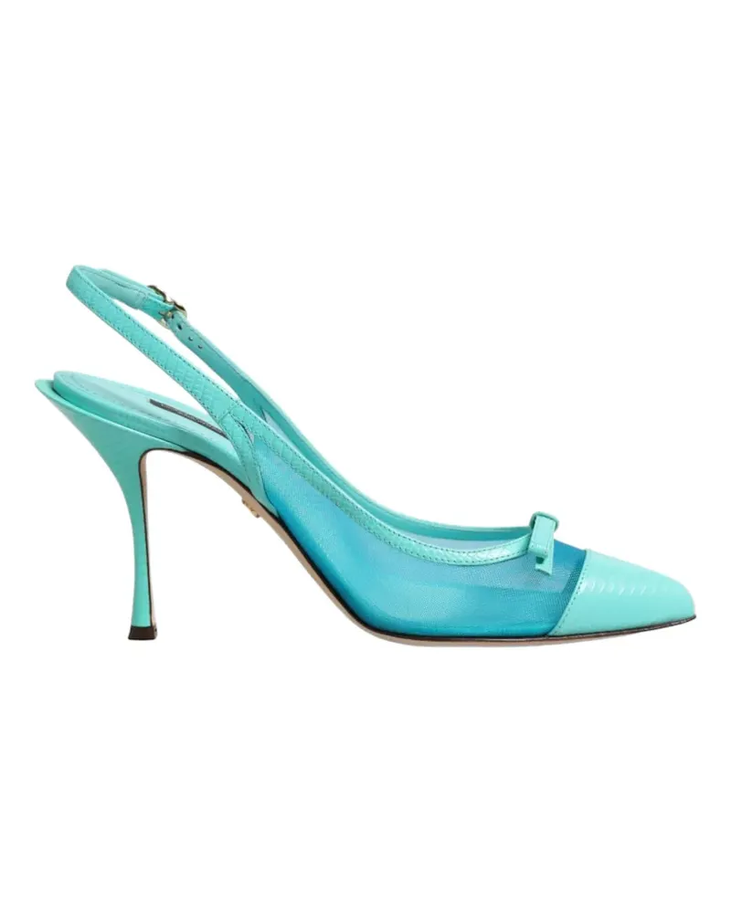 Dolce & Gabbana Pumps mit Schleifen - Blau Blau
