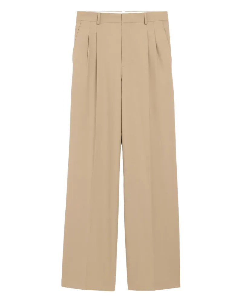 AMI Paris Plissierte Hose - Nude Nude
