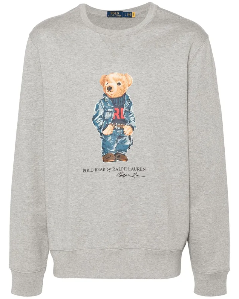 Ralph Lauren Sweatshirt mit Teddy-Print - Grau Grau