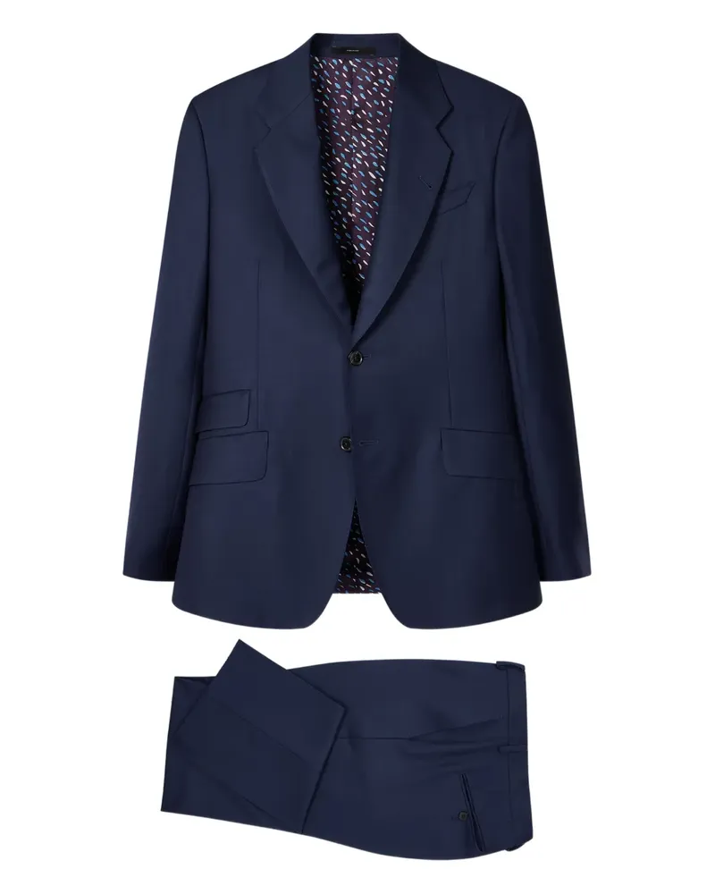 Paul Smith Einreihiger Anzug - Blau Blau