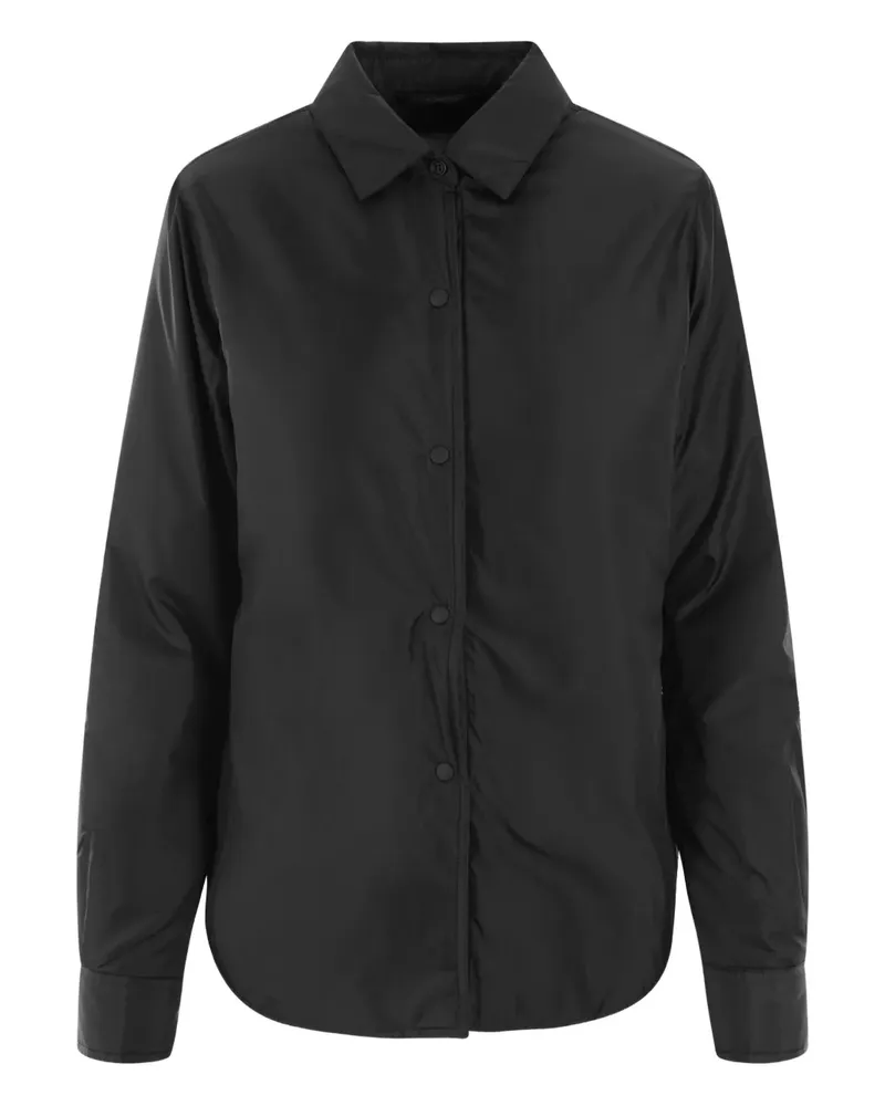 ASPESI Gefütterte Hemdjacke - Schwarz Schwarz