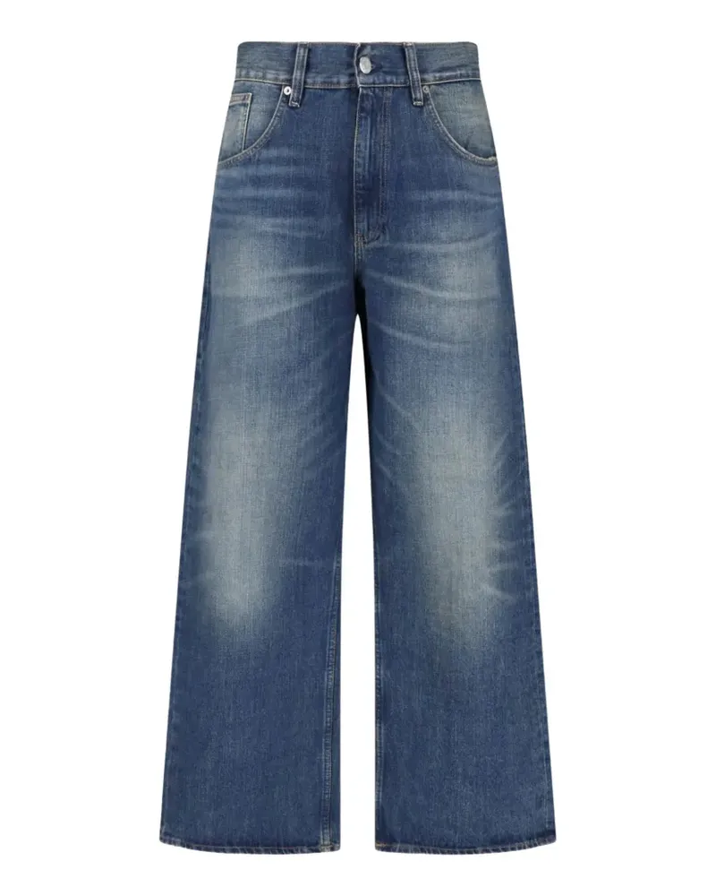 Sunflower Super Wide Jeans mit ausgeblichenem Effekt - Blau Blau