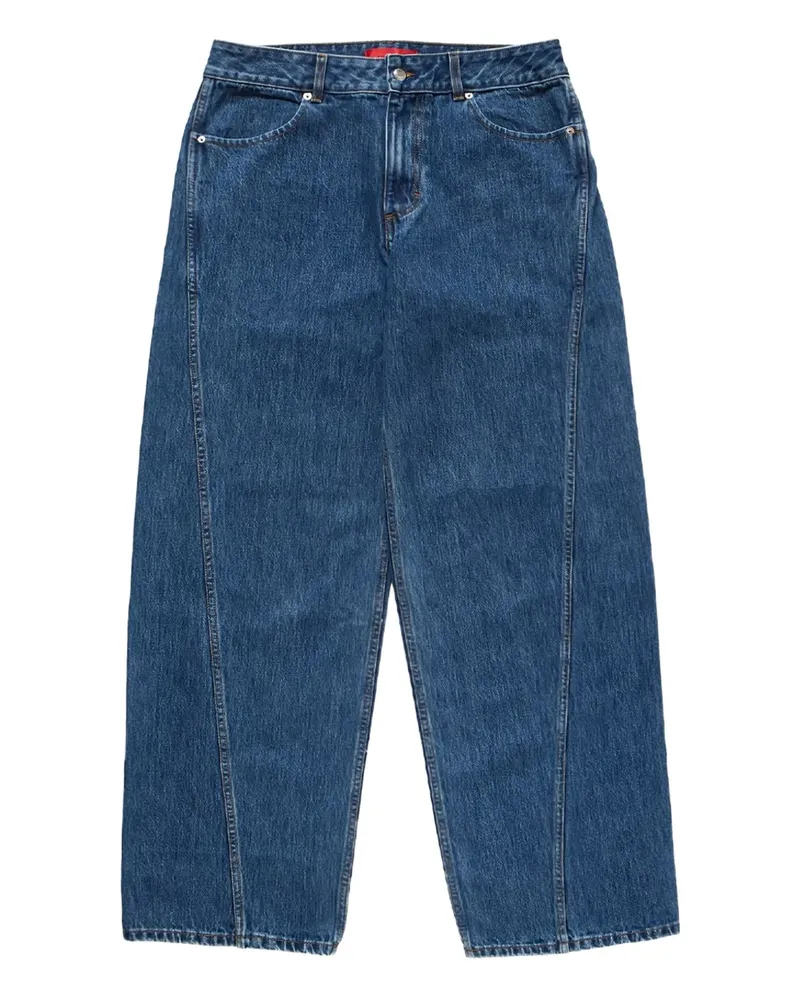 Eckhaus Latta wide-leg jeans - Blau Blau