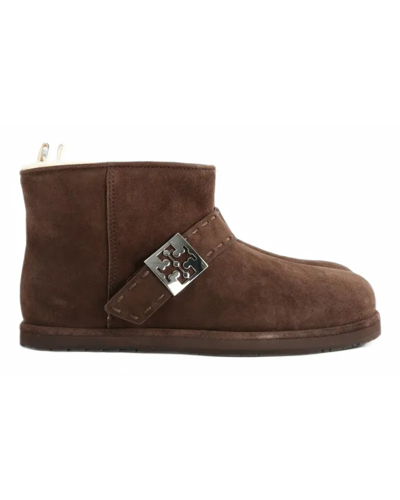 Tory Burch Mellow Stiefeletten aus Shearling - Braun Braun