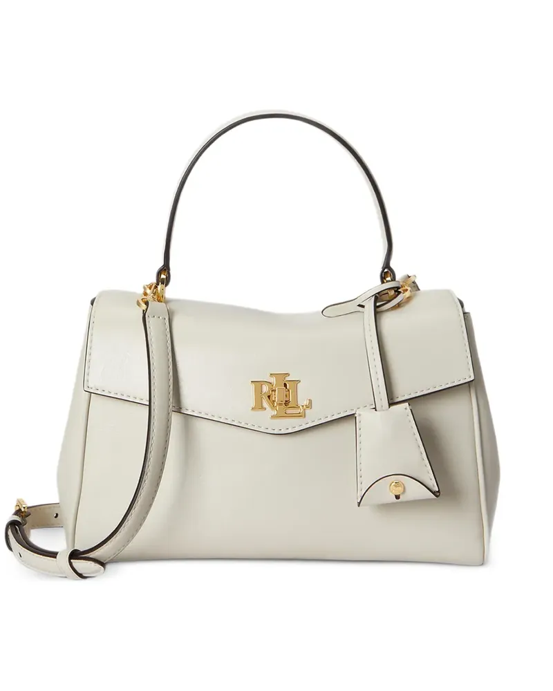 Ralph Lauren Kleine Farrah Satchel-Tasche - Weiß Weiß