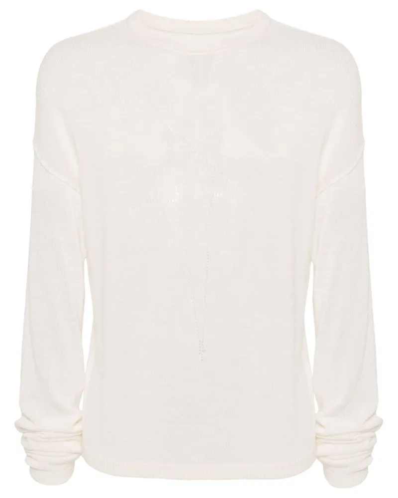 Rick Owens Fein gestrickter Pullover - Nude Nude