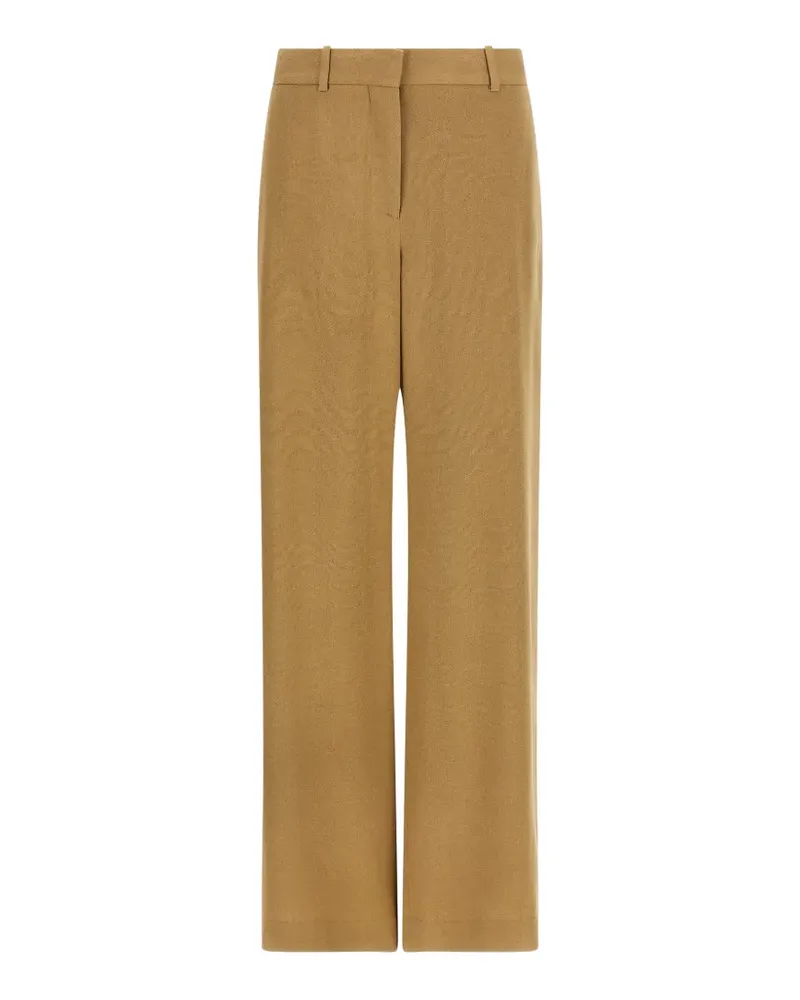 The Row Dender pleated wide trousers - Nude Nude