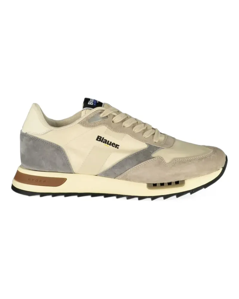 Blauer Ryder Sneakers mit Einsätzen - Nude Nude