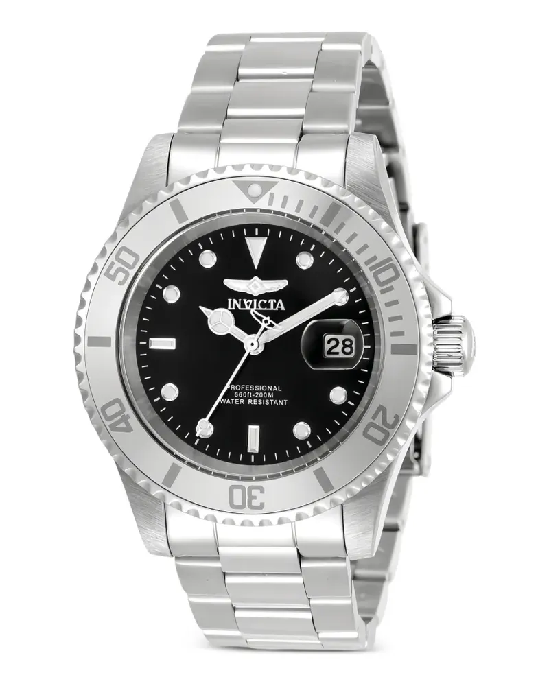 Invicta Pro Diver Armbanduhr 40mm - Schwarz Schwarz