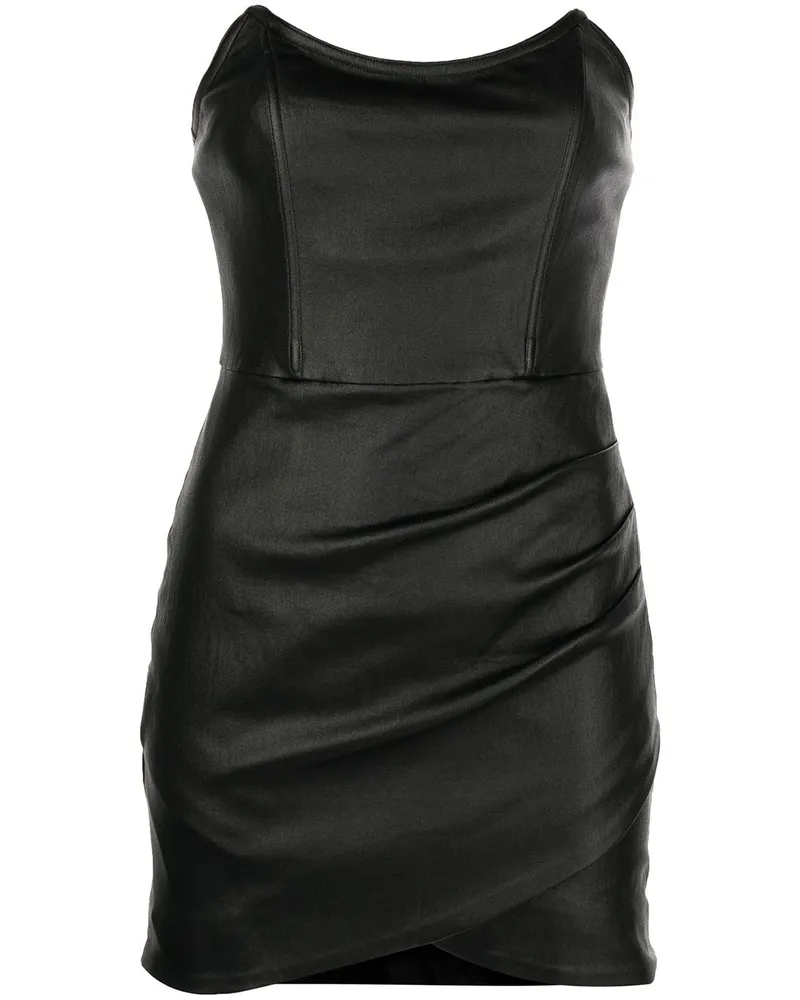 Retrofête James Minikleid - Schwarz Schwarz