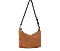 Le Slouchy Schultertasche aus Leder - Braun