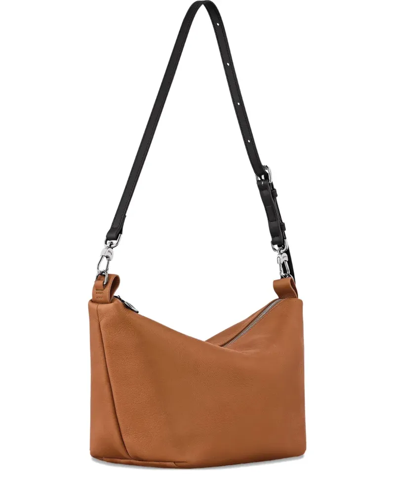 Longchamp Le Slouchy Schultertasche aus Leder - Braun Braun