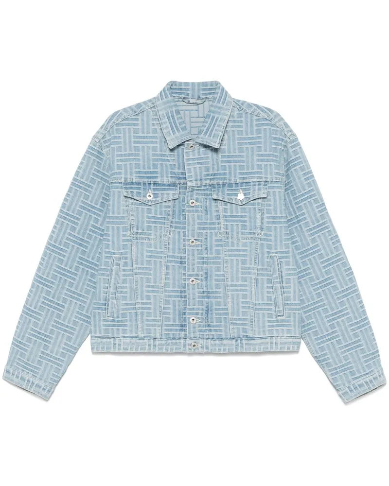 Kenzo Weave Jacke - Blau Blau
