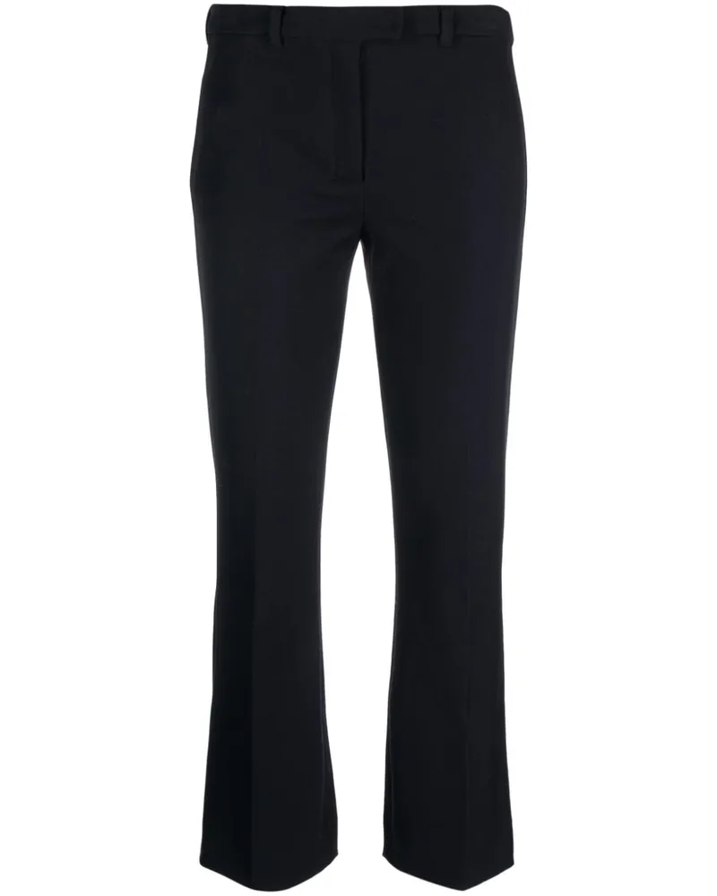 Max Mara Hose mit ausgestelltem Bein - Blau Blau