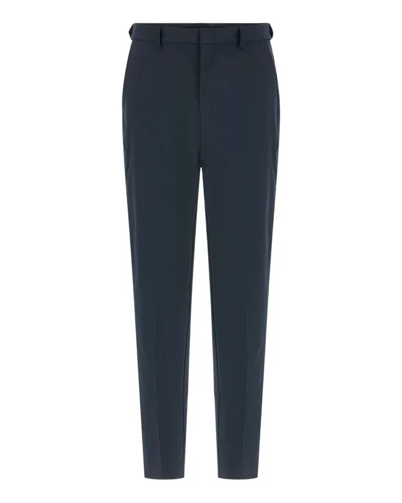 AlphaTauri Schmale Palas Hose mit Logo-Schild - Blau Blau