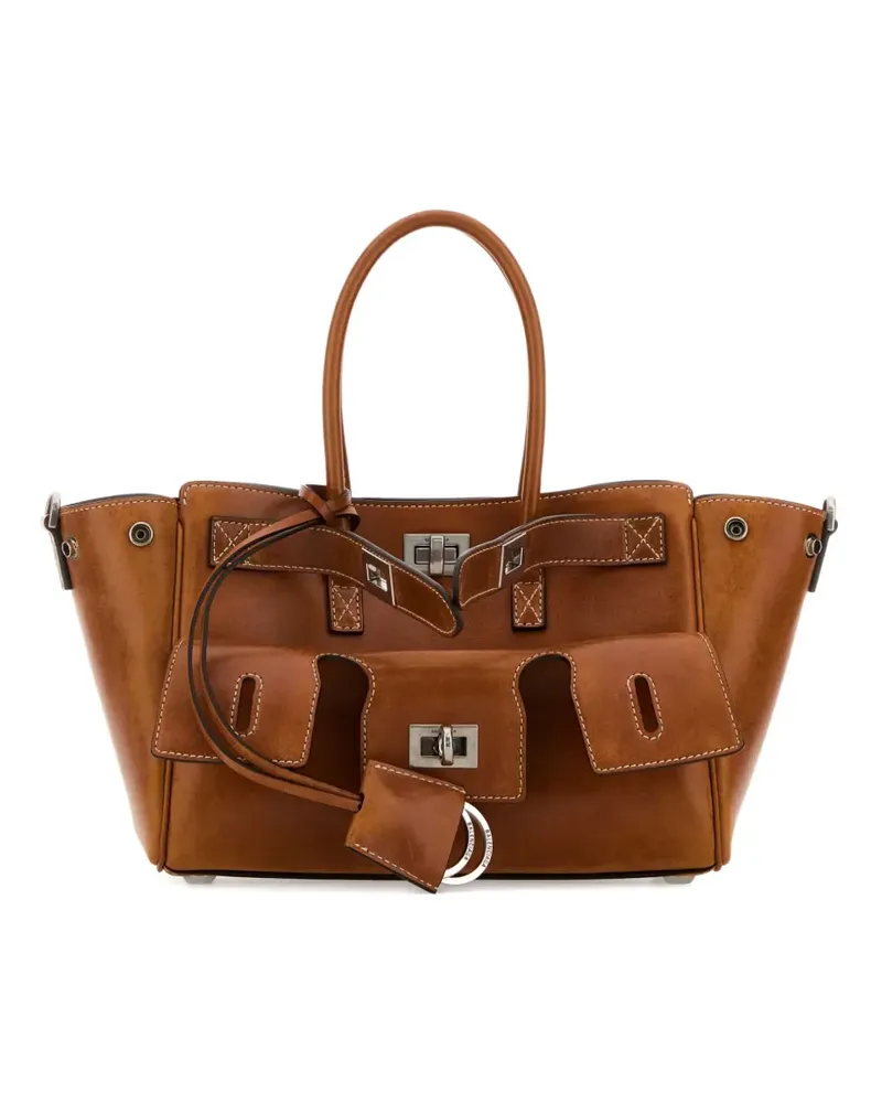 Balenciaga mini All Bel Air tote bag - Braun Braun