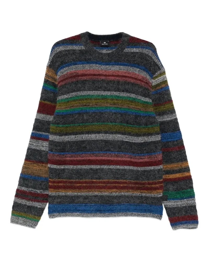 Paul Smith Gestreifter Pullover - Grau Grau