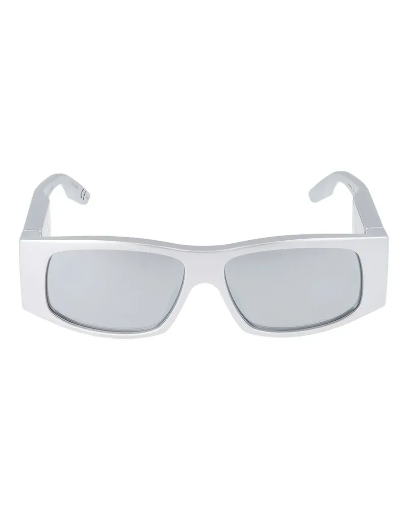 Balenciaga rectangle-frame sunglasses - Silber Silber