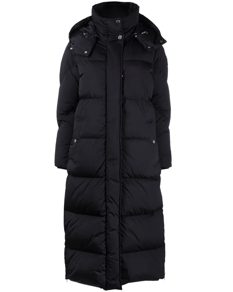 Woolrich Langer Aurora Parka - Schwarz Schwarz