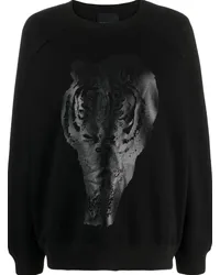 Cynthia Rowley Sweatshirt mit grafischem Print Schwarz