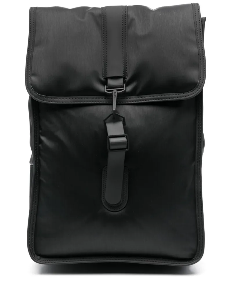 RAINS Mini Puffed Rucksack - Schwarz Schwarz