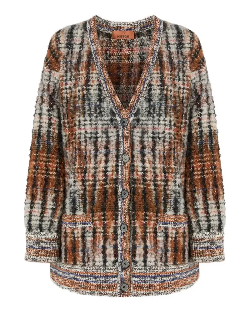 Missoni Cardigan mit V-Ausschnitt - Braun Braun