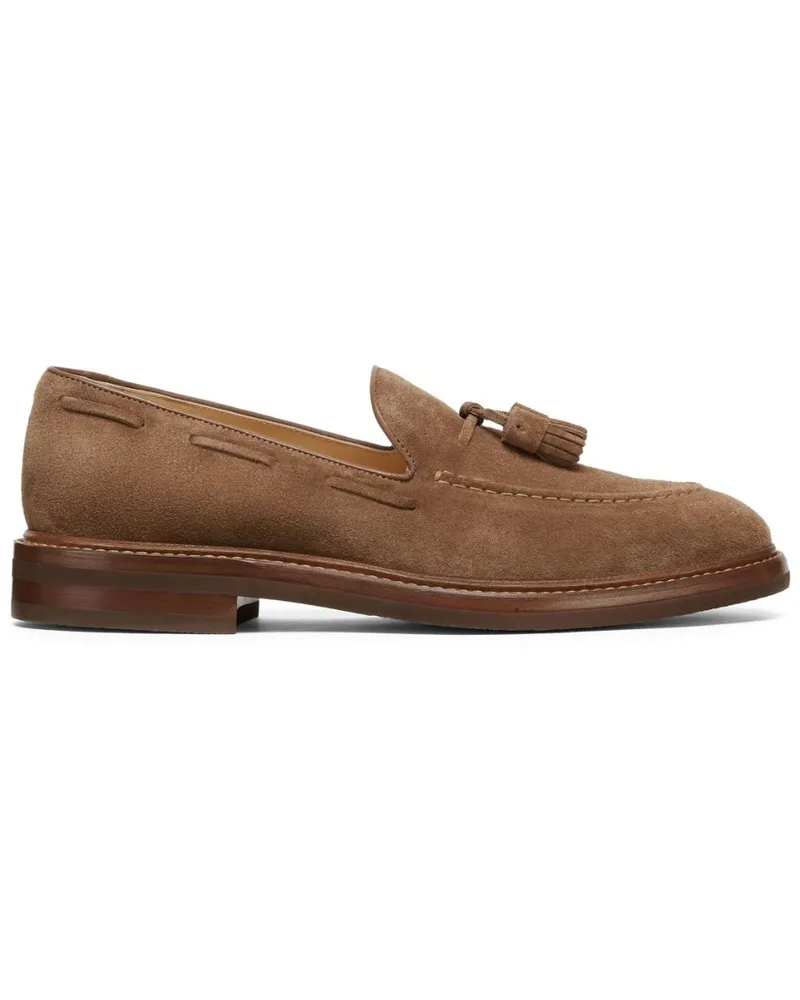 Brunello Cucinelli Loafer aus Wildleder - Braun Braun