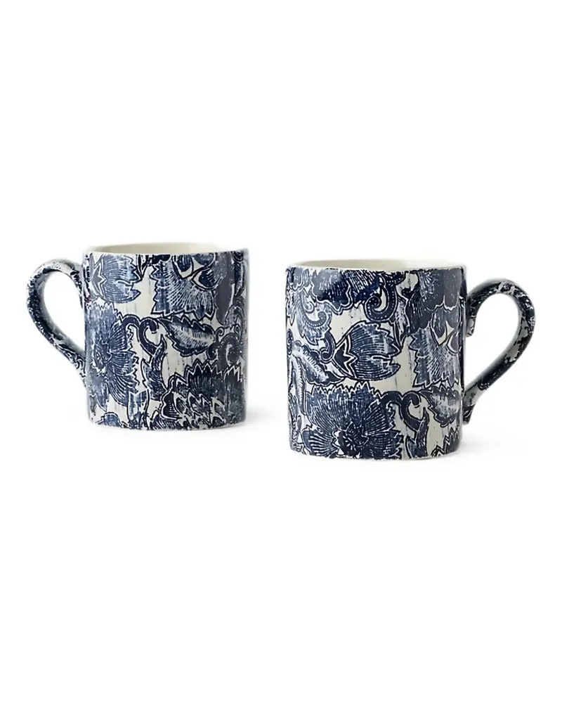 Ralph Lauren Home floral-print mugs - Blau Blau