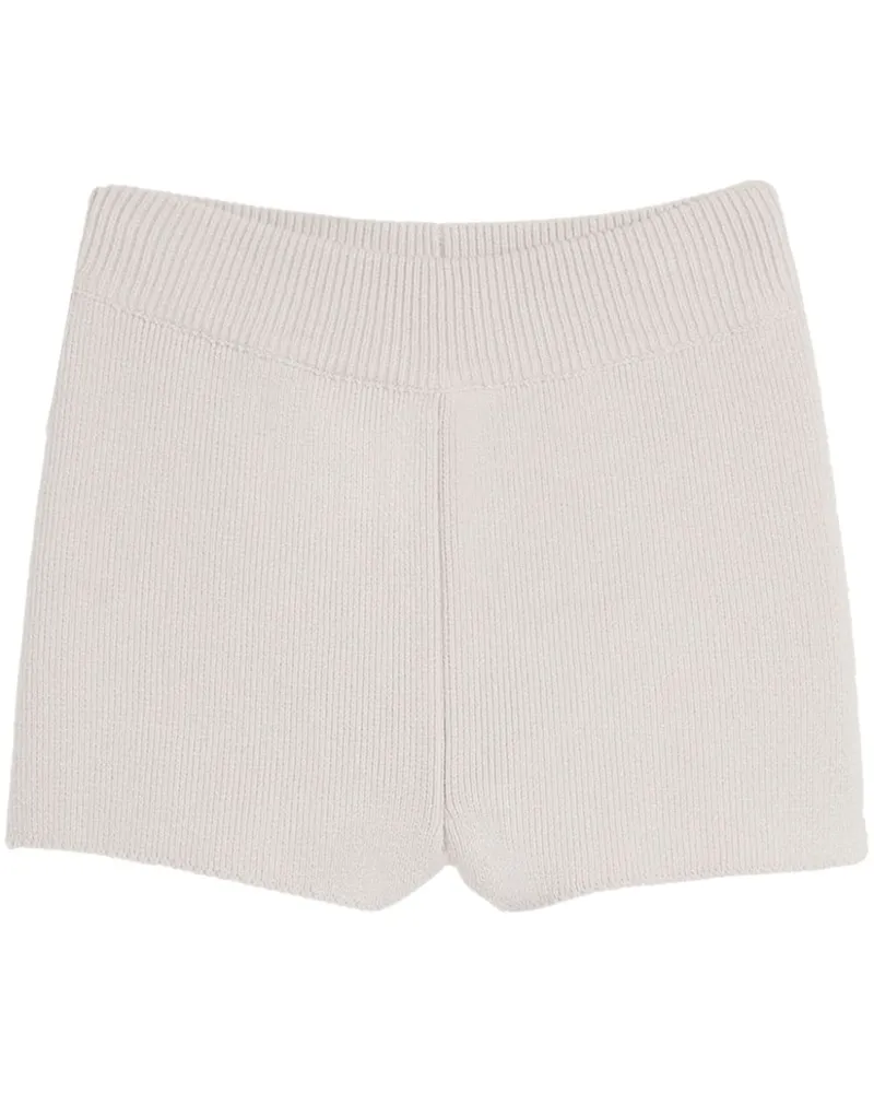 AMI Paris Ami de Coeur Mini Shorts - Weiß Weiß