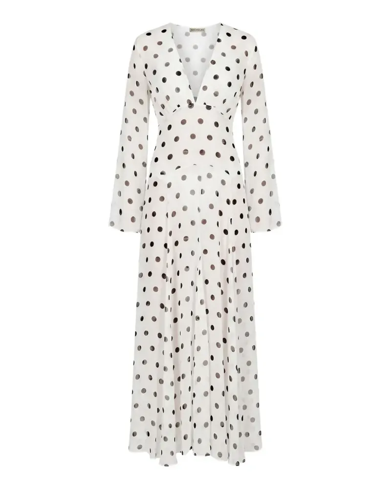 NICHOLAS Marella dress - Weiß Weiß