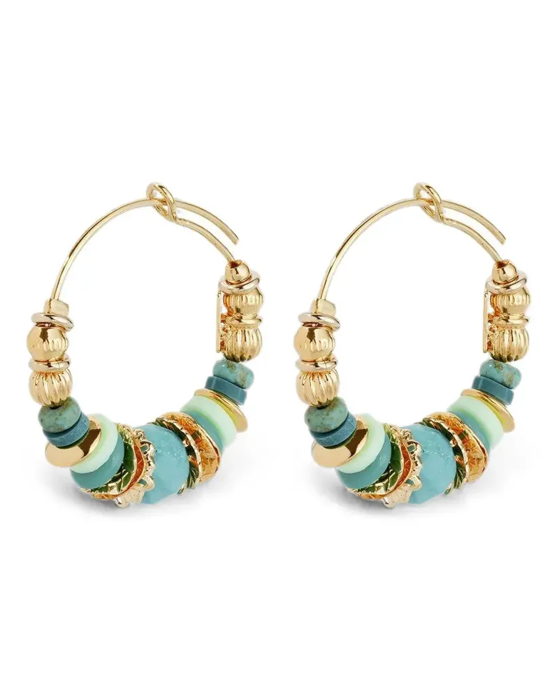 Gas Bijoux Aloha mini hoop earrings - Gold Gold