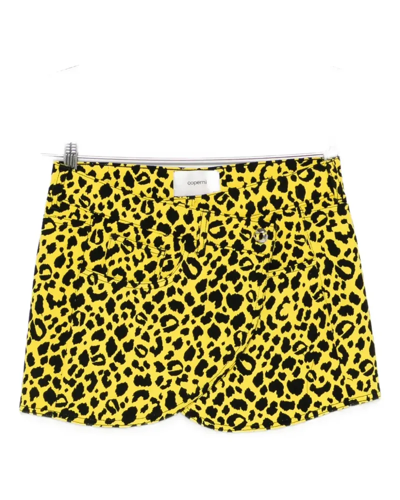 COPERNI leopard-print wrap skirt - Gelb Gelb