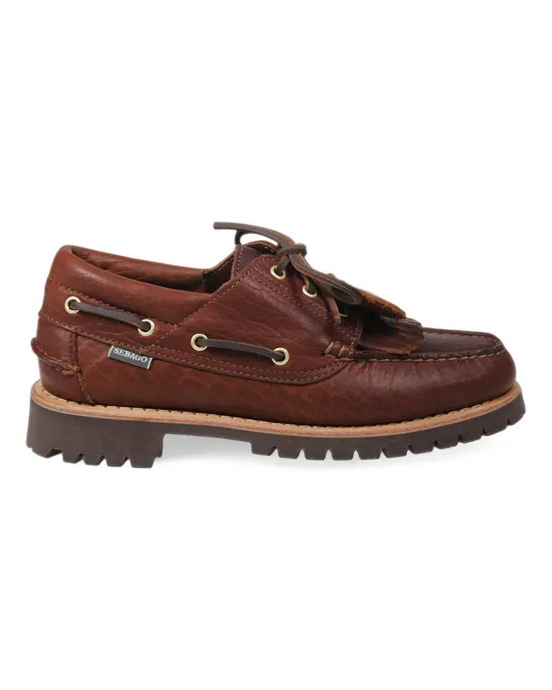Sebago Segelschuhe mit Fransen - Braun Braun